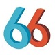 66设计网logo图标