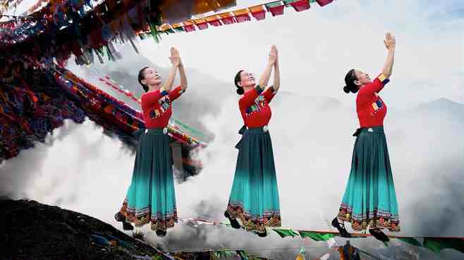 北京依心月广场舞宗巴雅姆-韵味浓郁的民族风情